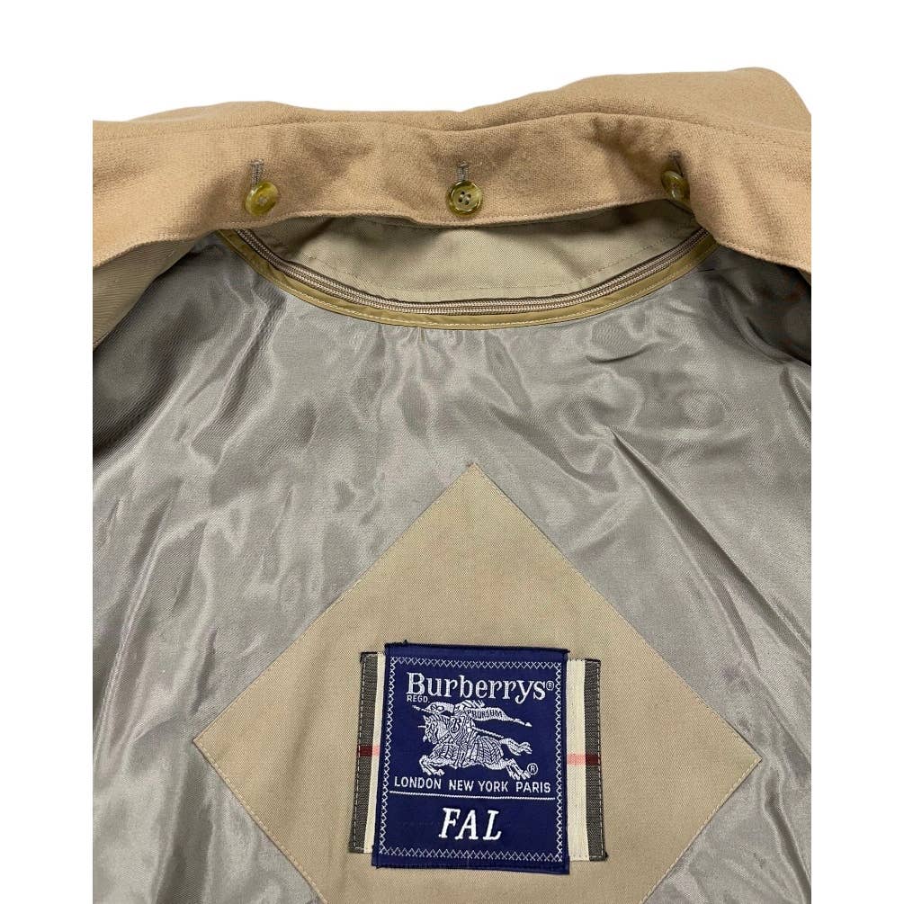 Vintage Burberry Nova Check w Wool Liner Trench Coat Jacket Size 8 Petite - Premium from Burberry London - Just $695.0! Shop now at Finds For You