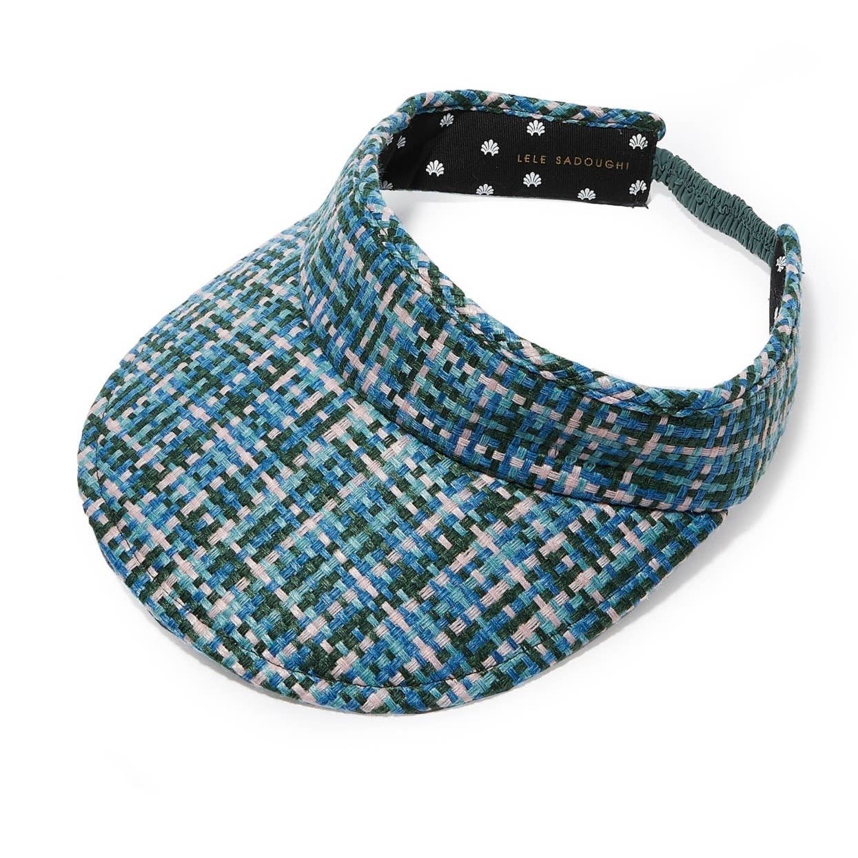REVOLVE Lele Sadoughi Lawn Check Tweed Visor Preppy New - Premium from Revolve - Just $89.0! Shop now at Finds For You