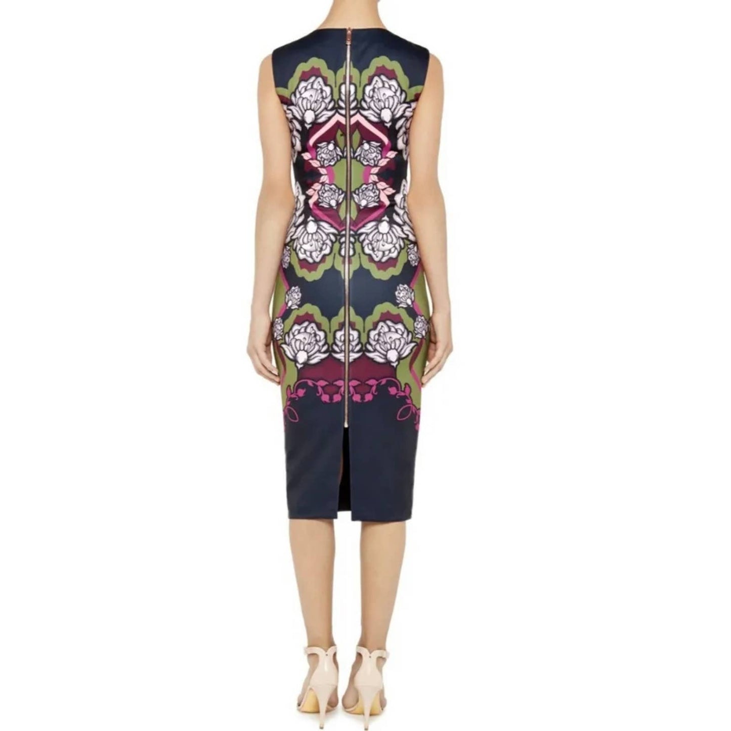 Ted Baker Navy Floral Surreal Tapestry Pencil Dress 8 US 3 Ted TV - Premium from Ted Baker - Just $149.0! Shop now at Finds For You