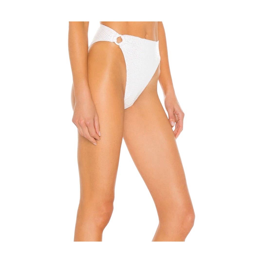 L*SPACE Revolve 3 Pc Set Brittany Lennox Opalescent Gator String Bikini Size M - Premium from Finds For You - Just $129.0! Shop now at Finds For You