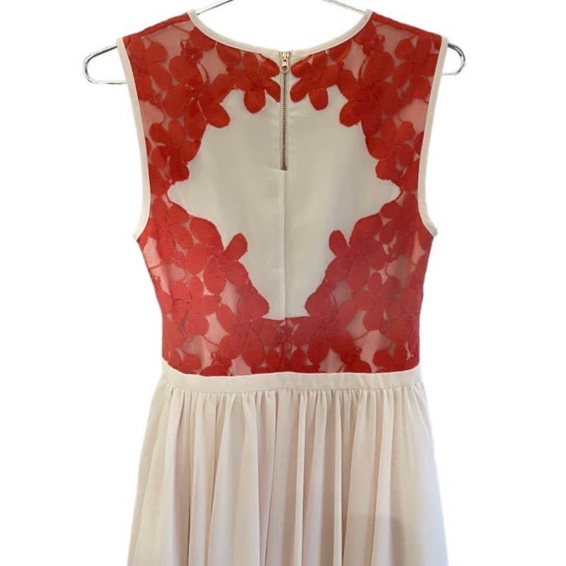 Ted Baker Vember Lace Chiffon Dress Size 1 Ted 4 US - Premium from Ted Baker - Just $149.0! Shop now at Finds For You