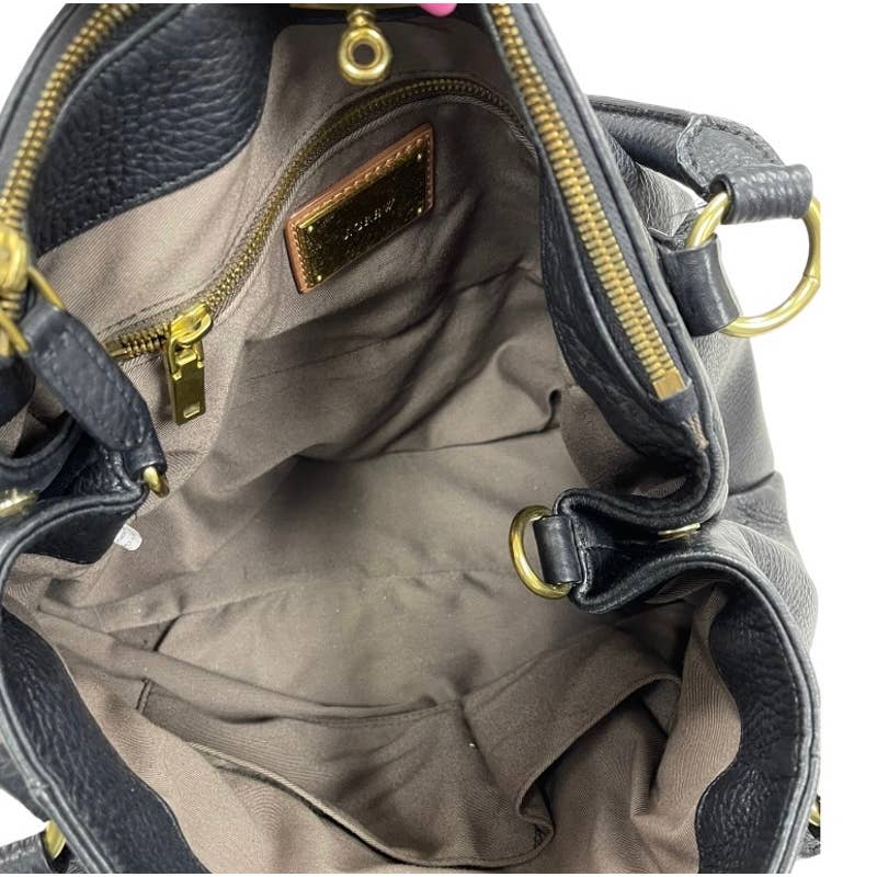 J Crew Brompton Pebbled Leather Hobo Handbag Purse Bag Black - Premium from J. Crew - Just $75.0! Shop now at Finds For You