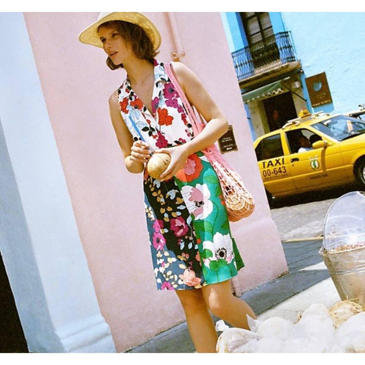 Anthropologie Dinah Knotch Color Multi Floral Dress Size 8 US - Premium from Anthropologie - Just $75.00! Shop now at Finds For You