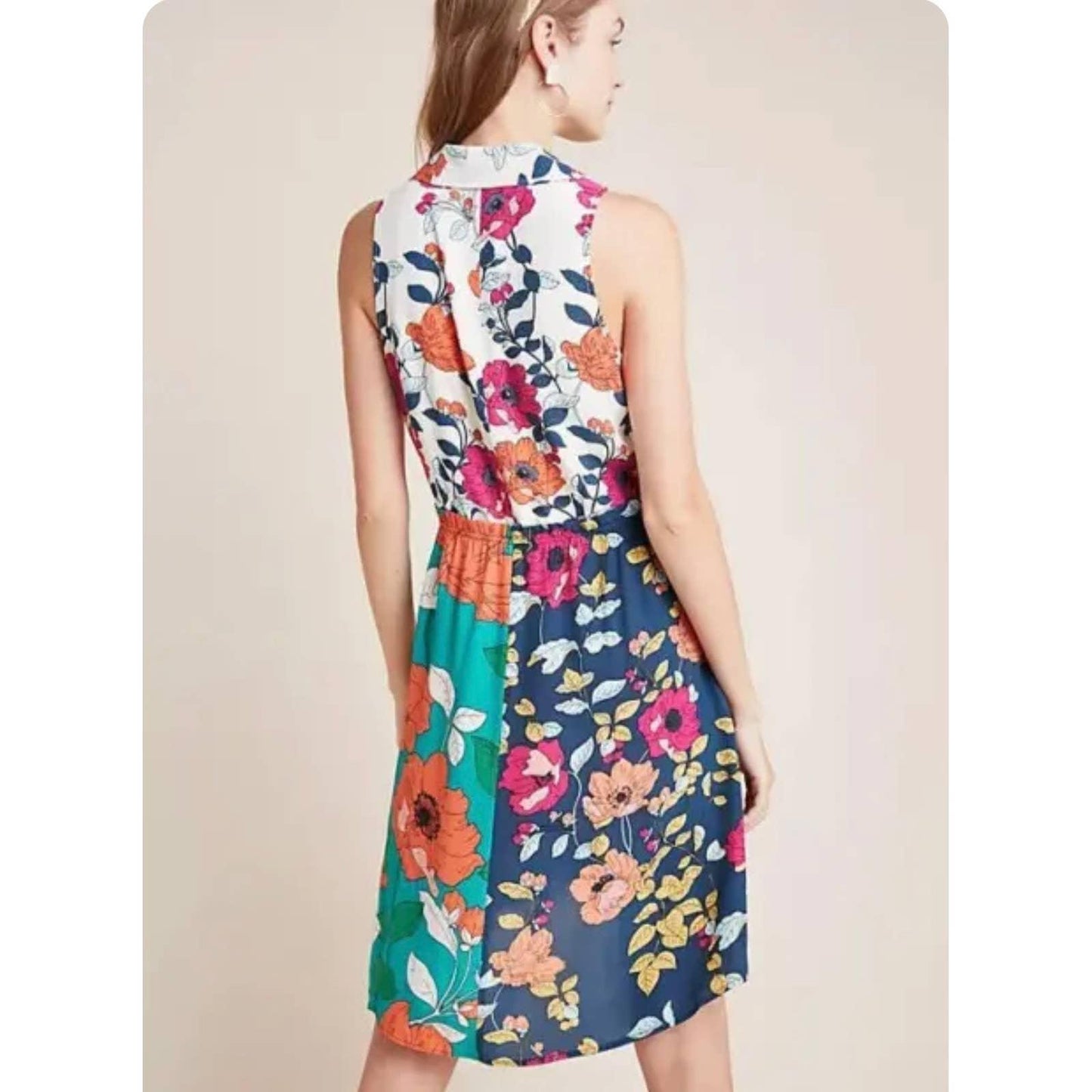Anthropologie Dinah Knotch Color Multi Floral Dress Size 8 US - Premium from Anthropologie - Just $75.00! Shop now at Finds For You
