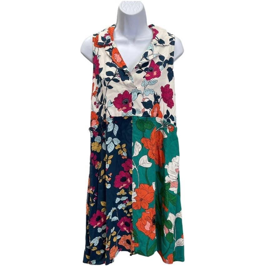 Anthropologie Dinah Knotch Color Multi Floral Dress Size 8 US - Premium from Anthropologie - Just $75.00! Shop now at Finds For You