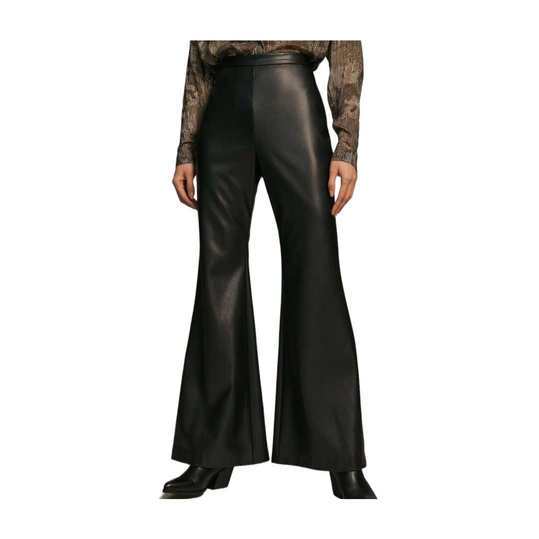 Anthropologie Hutch Faux Leather Flare Pants Size 8 Black New - Premium Clothing, Shoes & Accessories:Baby:Baby & Toddler Clothing:Bottoms from Anthropologie - Just $149.00! Shop now at Finds For You