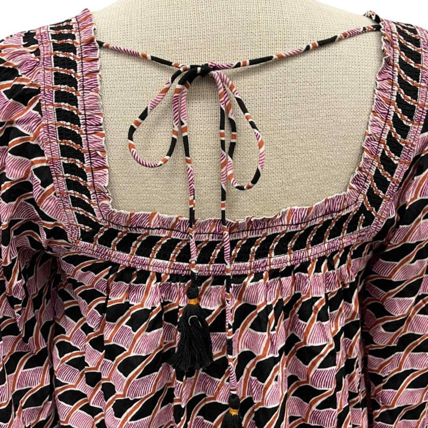 Anthropologie Maeve Adrienne Geometric Tunic Square Neck Size S - Premium Clothing, Shoes & Accessories:Women:Women's Clothing:Dresses from Anthropologie - Just $74.00! Shop now at Finds For You