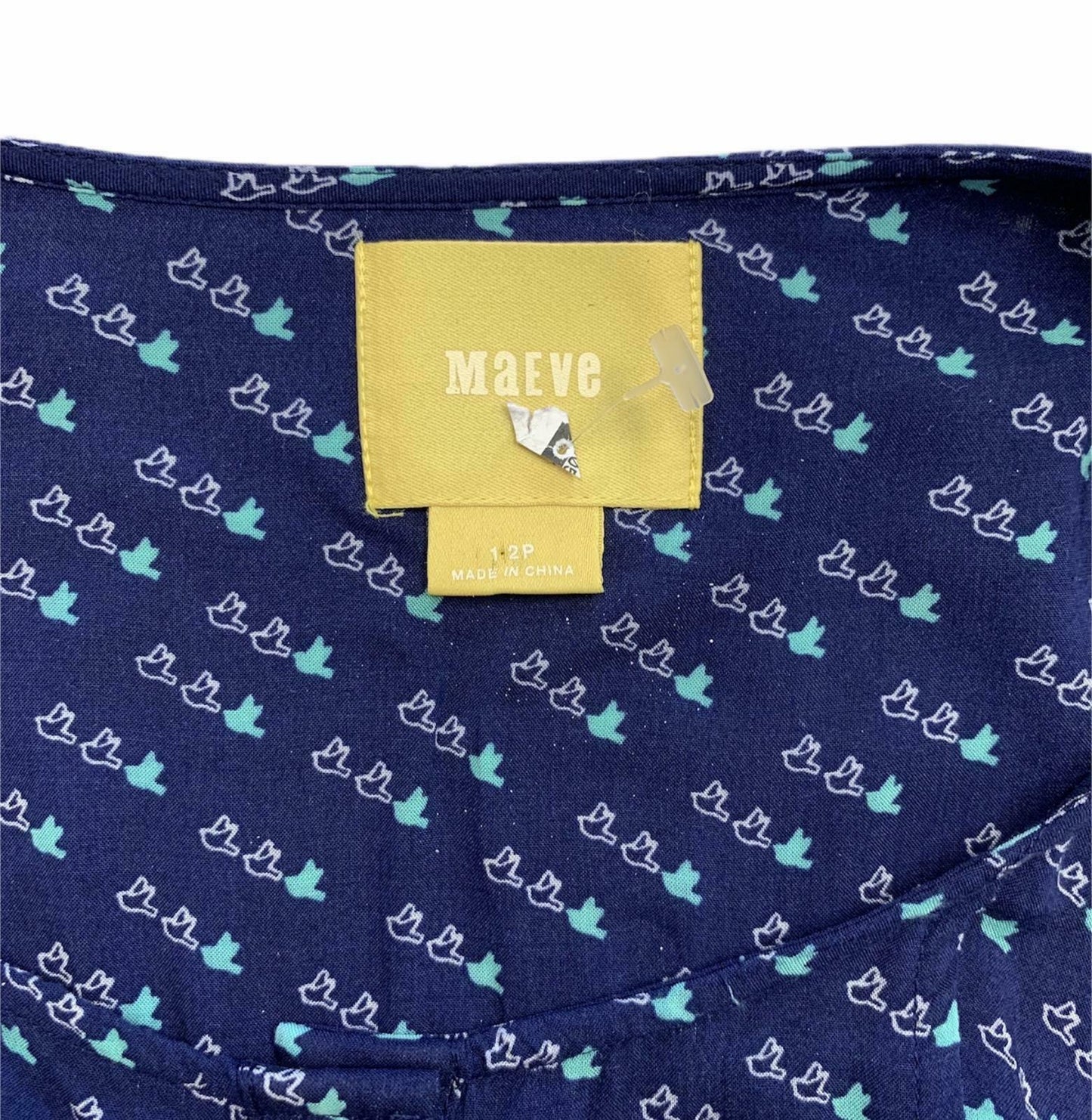 Anthropologie Maeve Blouse Petite Clara Bird Blouse Button Down Size 12P - Premium Clothing, Shoes & Accessories:Women:Women's Clothing:Tops from Anthropologie - Just $22.71! Shop now at Finds For You