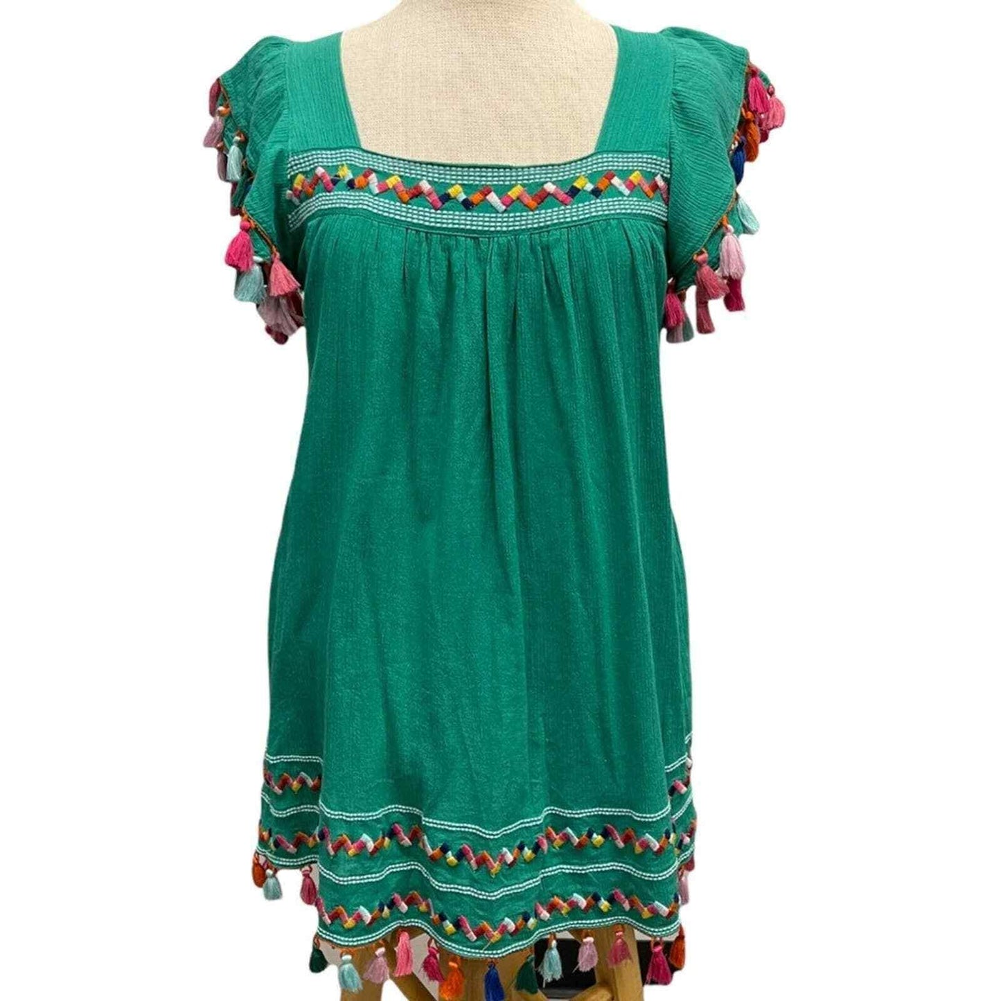Anthropologie Mer St Barth Sandrine Tassel Mini Dress - Premium Clothing, Shoes & Accessories:Women:Women's Clothing:Dresses from Anthropologie - Just $151.50! Shop now at Finds For You