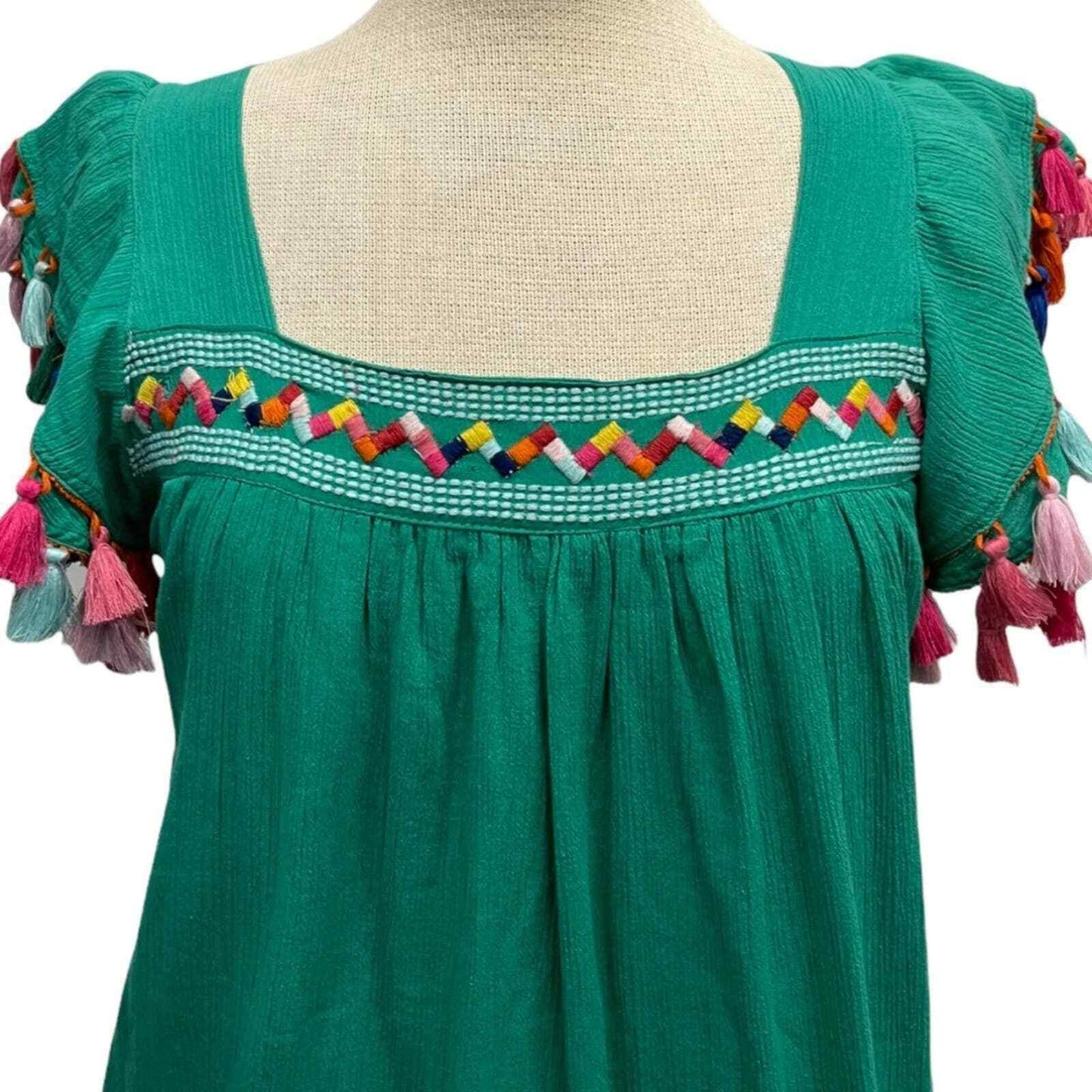 Anthropologie Mer St Barth Sandrine Tassel Mini Dress - Premium Clothing, Shoes & Accessories:Women:Women's Clothing:Dresses from Anthropologie - Just $151.50! Shop now at Finds For You