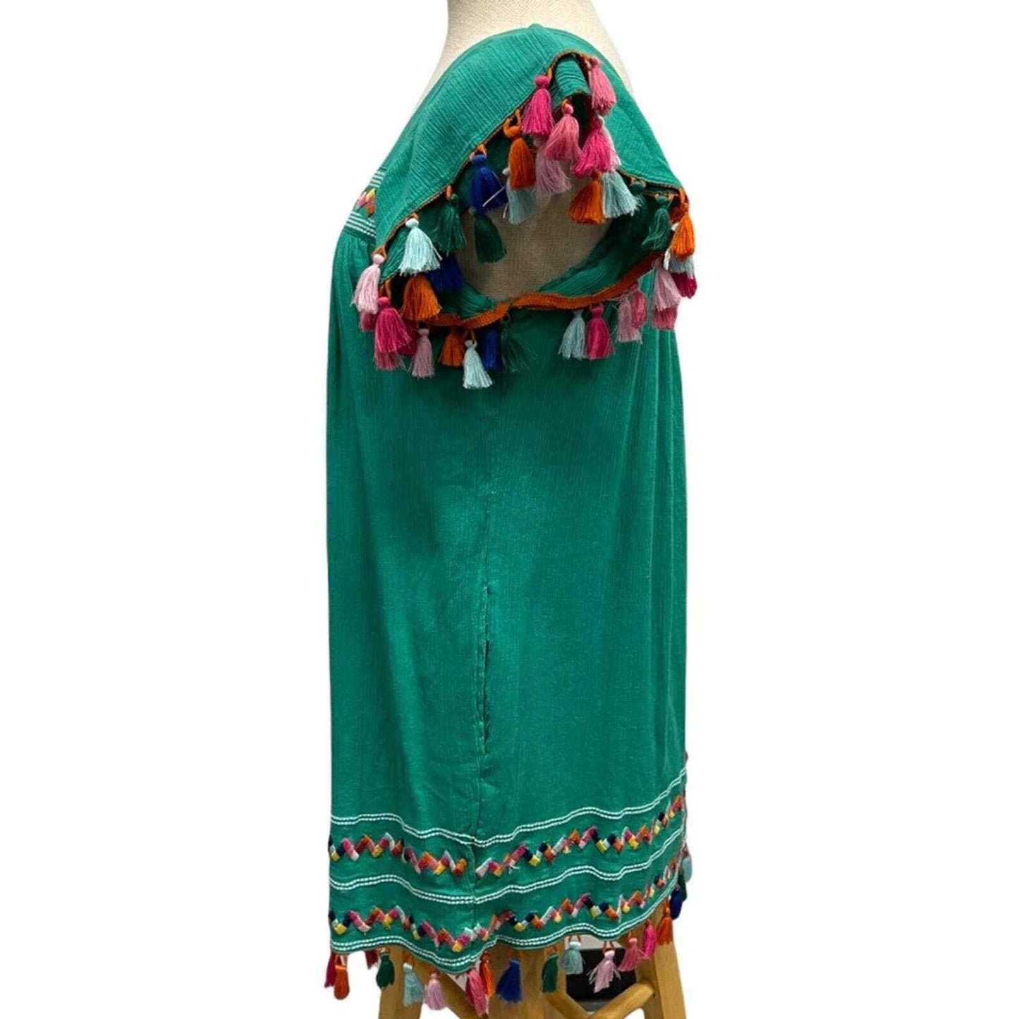 Anthropologie Mer St Barth Sandrine Tassel Mini Dress - Premium Clothing, Shoes & Accessories:Women:Women's Clothing:Dresses from Anthropologie - Just $151.50! Shop now at Finds For You