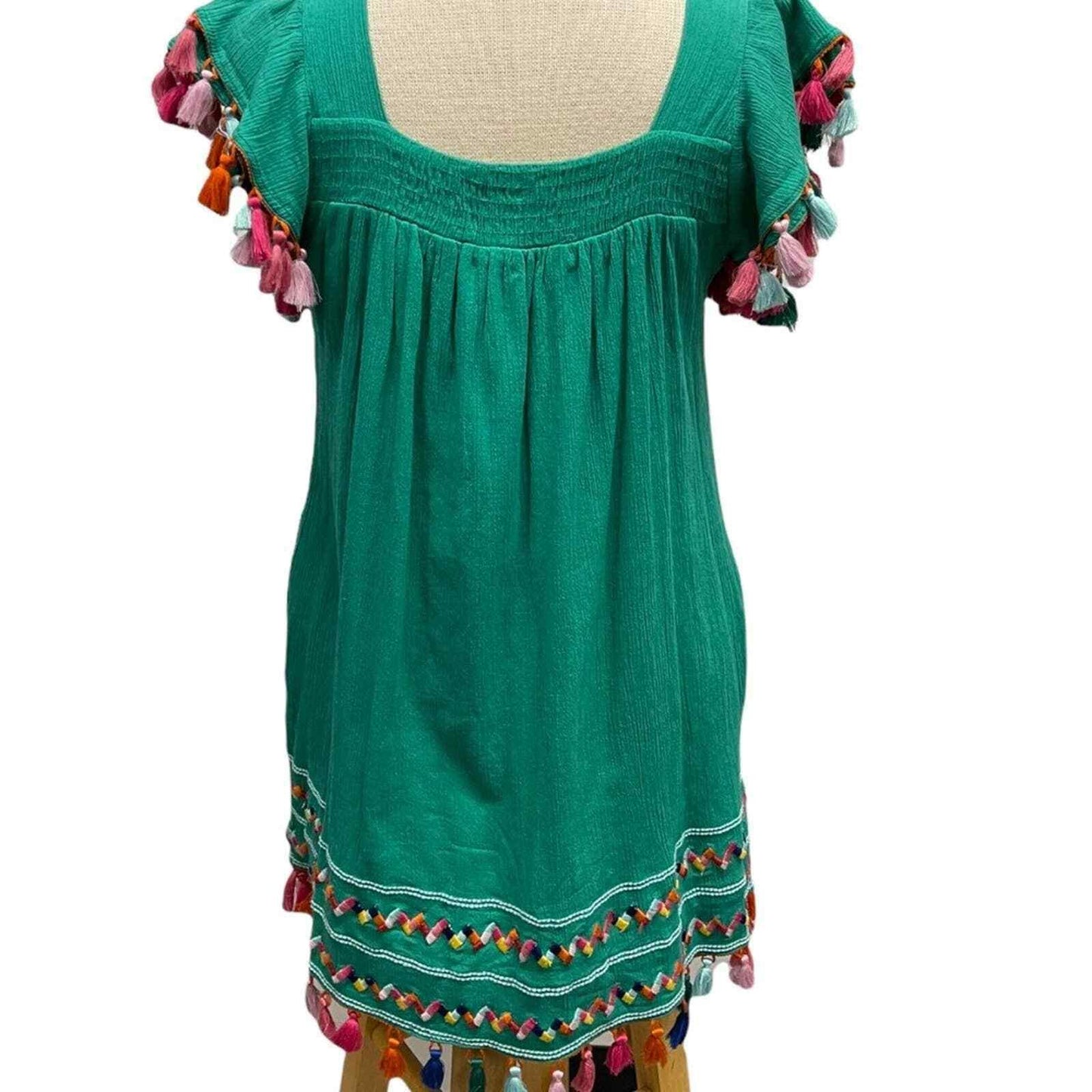 Anthropologie Mer St Barth Sandrine Tassel Mini Dress - Premium Clothing, Shoes & Accessories:Women:Women's Clothing:Dresses from Anthropologie - Just $151.50! Shop now at Finds For You