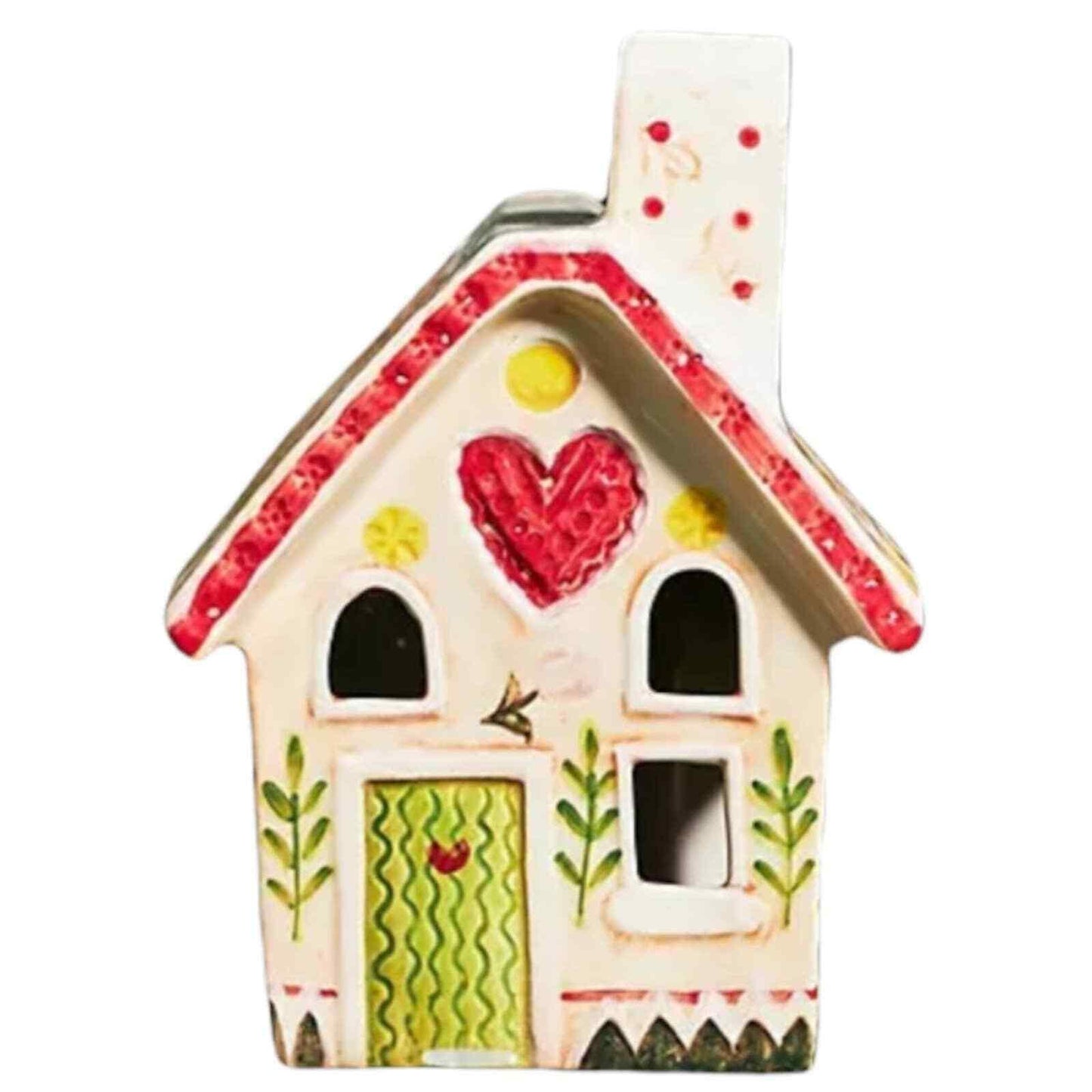 Anthropologie Nathalie Lete Holiday Village Peach Christmas House - Premium Home & Garden:Holiday & Seasonal Décor:Figurines from Anthropologie - Just $120.19! Shop now at Finds For You