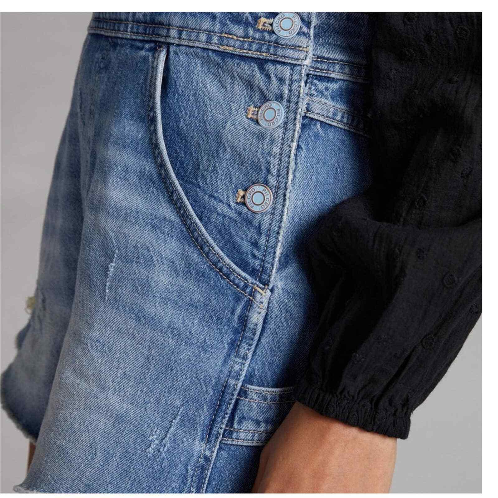 Anthropologie Pilcro Cut Off Denim Overalls Size 28 New - Premium Clothing, Shoes & Accessories:Women:Women's Clothing:Jumpsuits & Rompers from Anthropologie - Just $99.99! Shop now at Finds For You