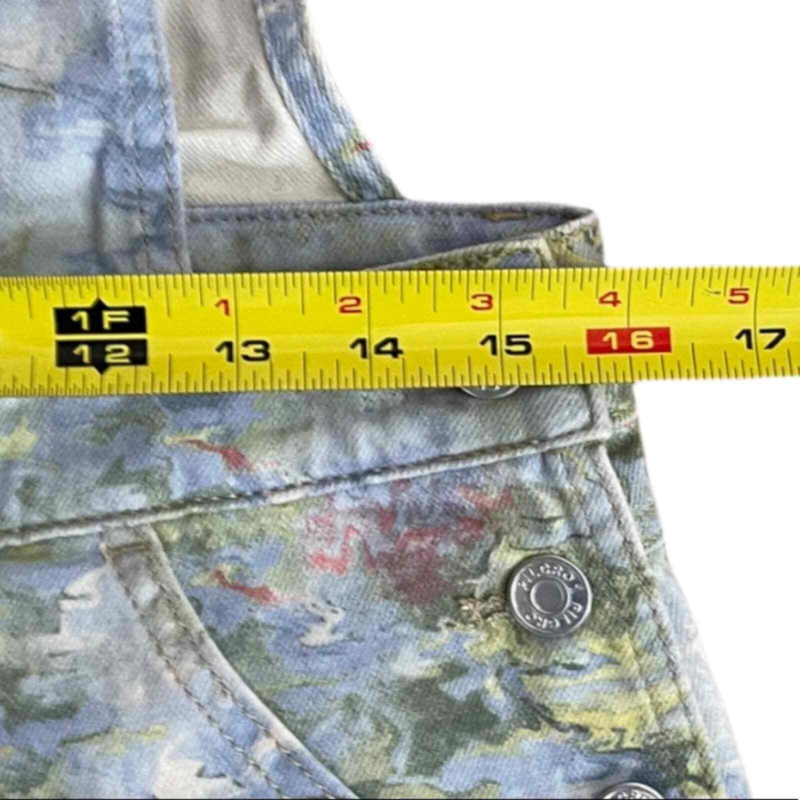 Anthropologie Pilcro Cut-Off Short Overalls Size 28 Denim Watercolor NEW - Premium Clothing, Shoes & Accessories:Women:Women's Clothing:Jumpsuits & Rompers from Anthropologie - Just $99.99! Shop now at Finds For You
