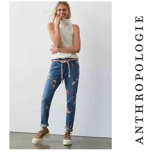 Anthropologie Pilcro Patchwork Jeans Size 31 New - Premium Clothing, Shoes & Accessories:Women:Women's Clothing:Jeans from Anthropologie - Just $79.79! Shop now at Finds For You