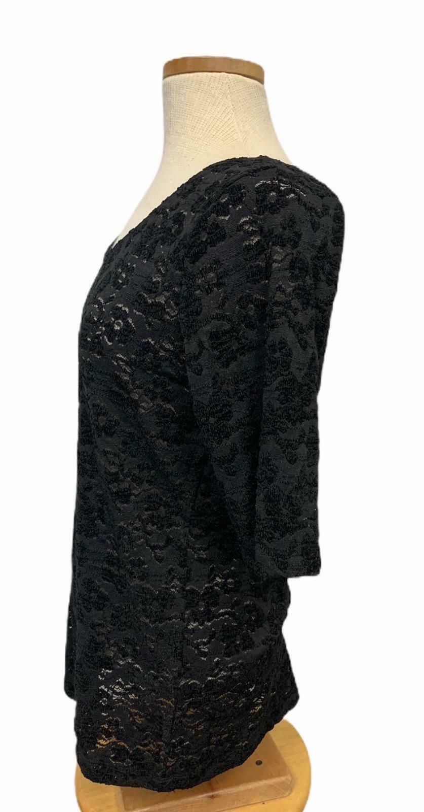 Anthropologie PURE + GOOD Lace Top Color Size XL Black - Premium Clothing, Shoes & Accessories:Women:Women's Clothing:Tops from Pure + Good - Just $22.71! Shop now at Finds For You