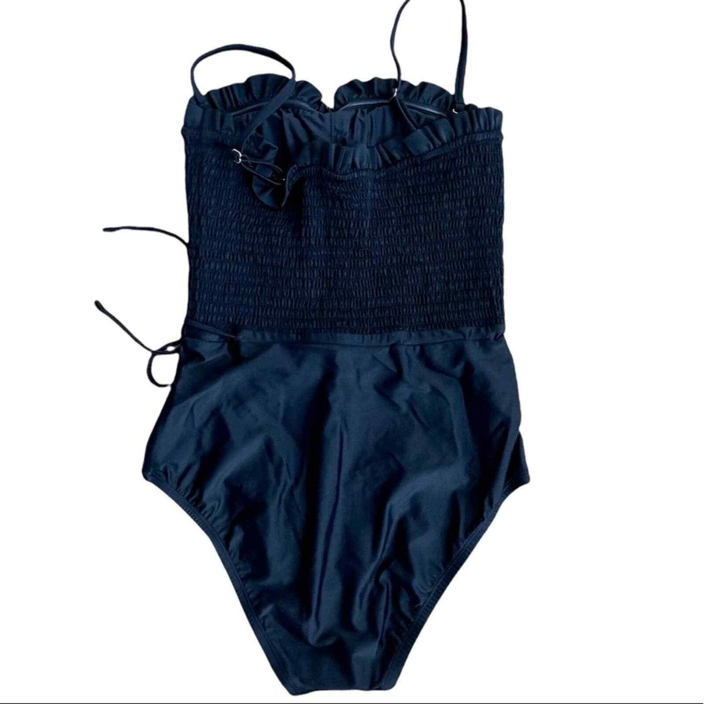 Anthropologie Smocked One Piece Swimsuit Bathing Suit Size Small Black - Premium Clothing, Shoes & Accessories:Women:Women's Clothing:Swimwear from Anthropologie - Just $130.29! Shop now at Finds For You