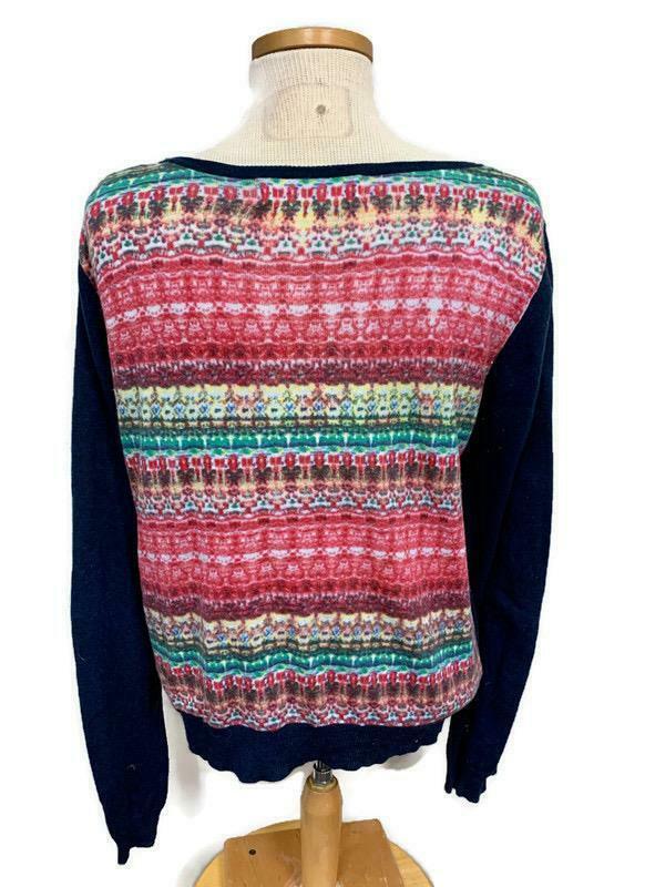 Anthropologie Sparrow Floral Lightweight Cardigan Large Cotton Nylon Cashmere - Premium Clothing, Shoes & Accessories:Women:Women's Clothing:Sweaters from Anthropologie - Just $30.29! Shop now at Finds For You