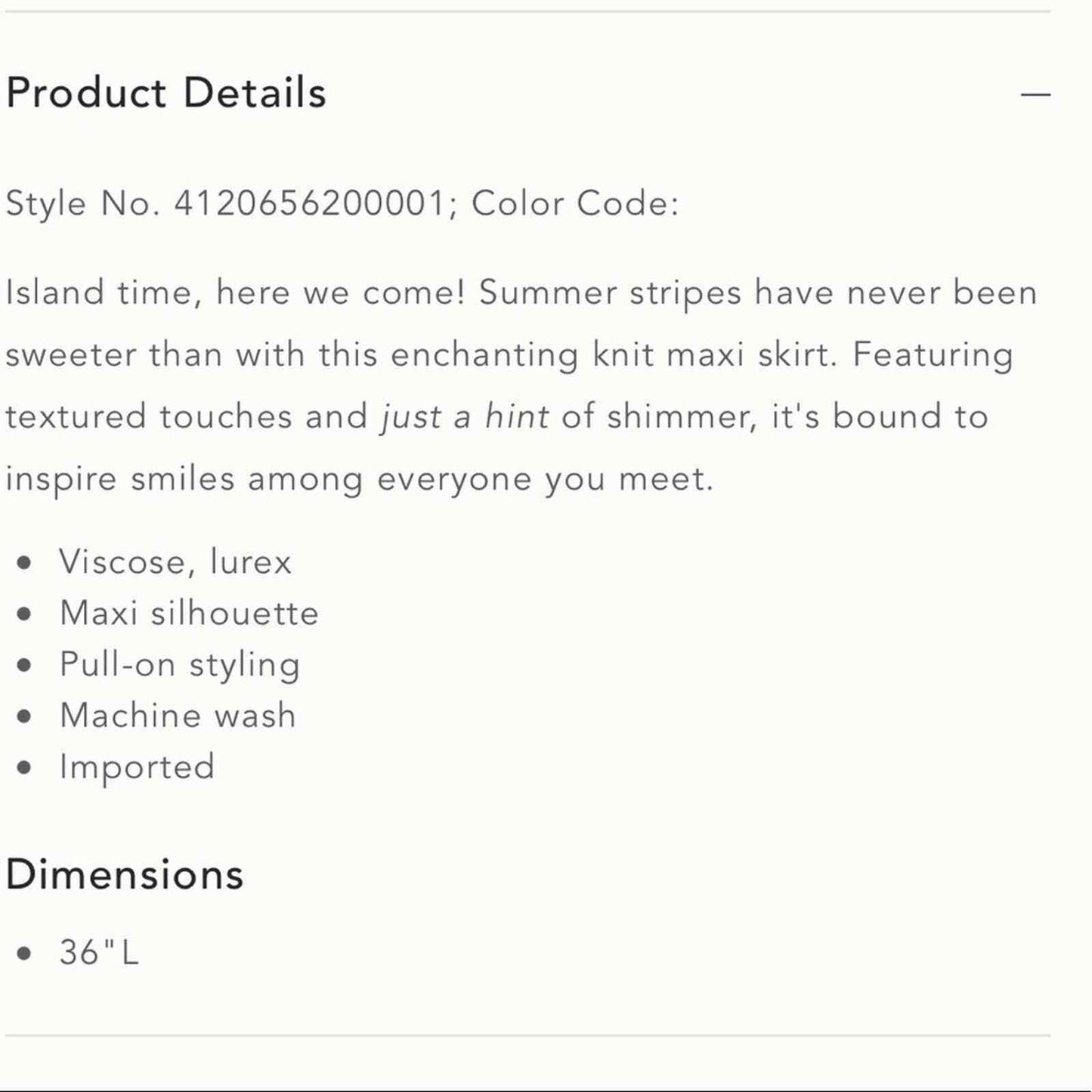 Anthropologie Striped Knit Maxi Skirt Size XS NEW - Premium Clothing, Shoes & Accessories:Women:Women's Clothing:Skirts from Anthropologie - Just $120.19! Shop now at Finds For You