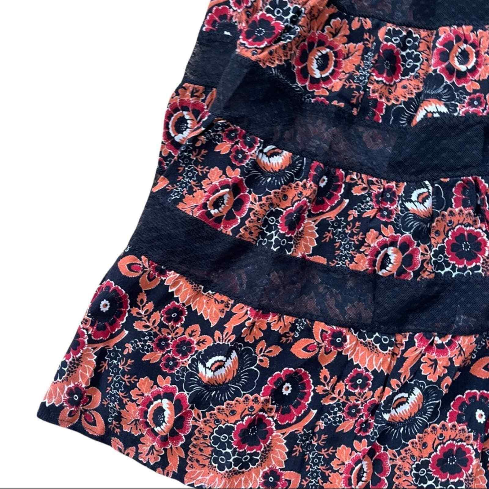 Anthropologie Tiered Maxi Skirt Boho Tulle Floral Size Small Medium - Premium Clothing, Shoes & Accessories:Women:Women's Clothing:Skirts from Anthropologie - Just $130.29! Shop now at Finds For You