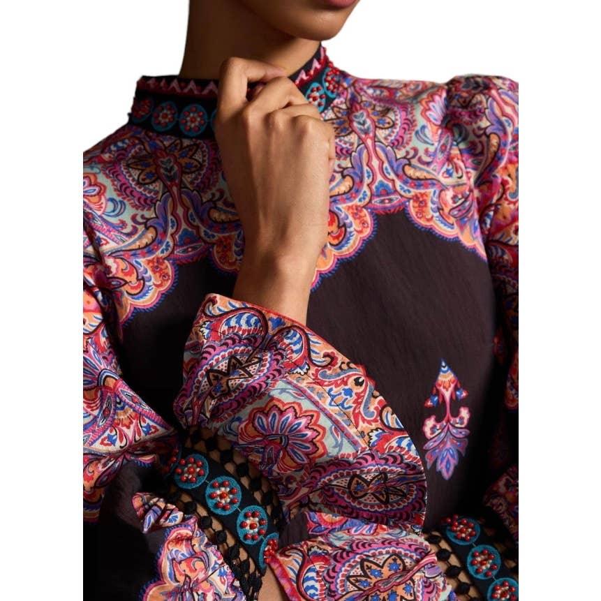 Anthropologie Tiered Mixed Print Beaded Dress Size 6 New - Premium Clothing, Shoes & Accessories:Baby:Baby & Toddler Clothing:Bottoms from Anthropologie - Just $168.0! Shop now at Finds For You