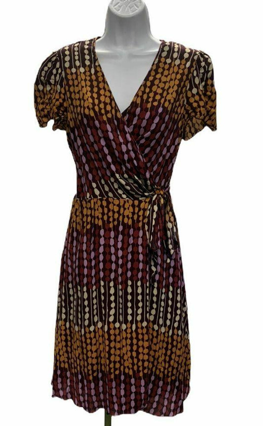 Anthropologie x Anna Sui Faux Wrap Belted Dress Boho Graphic Size 6 RARE - Premium Clothing, Shoes & Accessories:Women:Women's Clothing:Dresses from Anthropologie - Just $68.16! Shop now at Finds For You