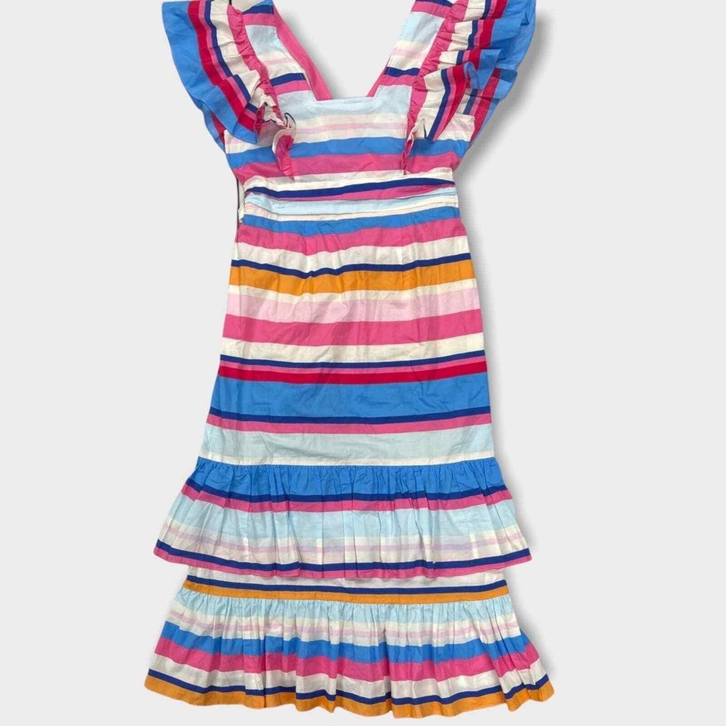 Anthropologie x Plenty Tracy Reese Striped Ruffle Maxi Dress Size Small NEW - Premium Clothing, Shoes & Accessories:Women:Women's Clothing:Dresses from Anthropologie - Just $120.00! Shop now at Finds For You