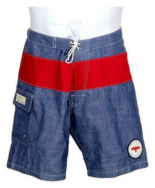 Apolis x J Crew Men's Chambray Swim Trunks Shorts 30 Inch 23663 Red - Premium Clothing, Shoes & Accessories:Men:Men's Clothing:Swimwear from J.CREW - Just $34.08! Shop now at Finds For You