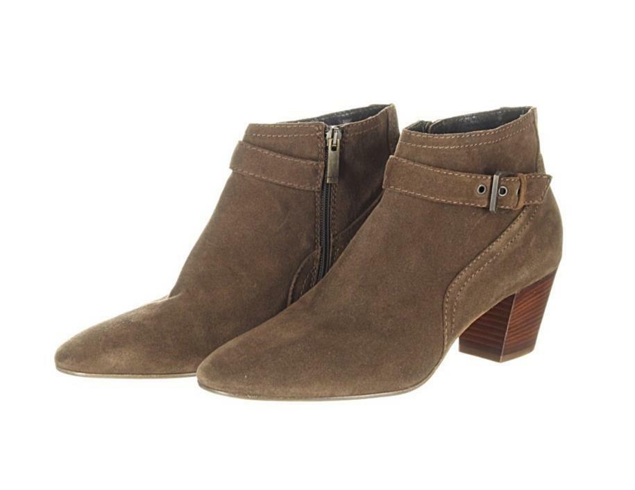 Aquatalia Femme Weatherproof Suede Ankle Boot Womens Booties Brown Size 10 - Premium Clothing, Shoes & Accessories:Women:Women's Shoes:Boots from Aquatalia - Just $143.91! Shop now at Finds For You