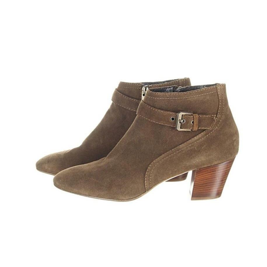 Aquatalia Femme Weatherproof Suede Ankle Boot Womens Booties Brown Size 10 - Premium Clothing, Shoes & Accessories:Women:Women's Shoes:Boots from Aquatalia - Just $143.91! Shop now at Finds For You