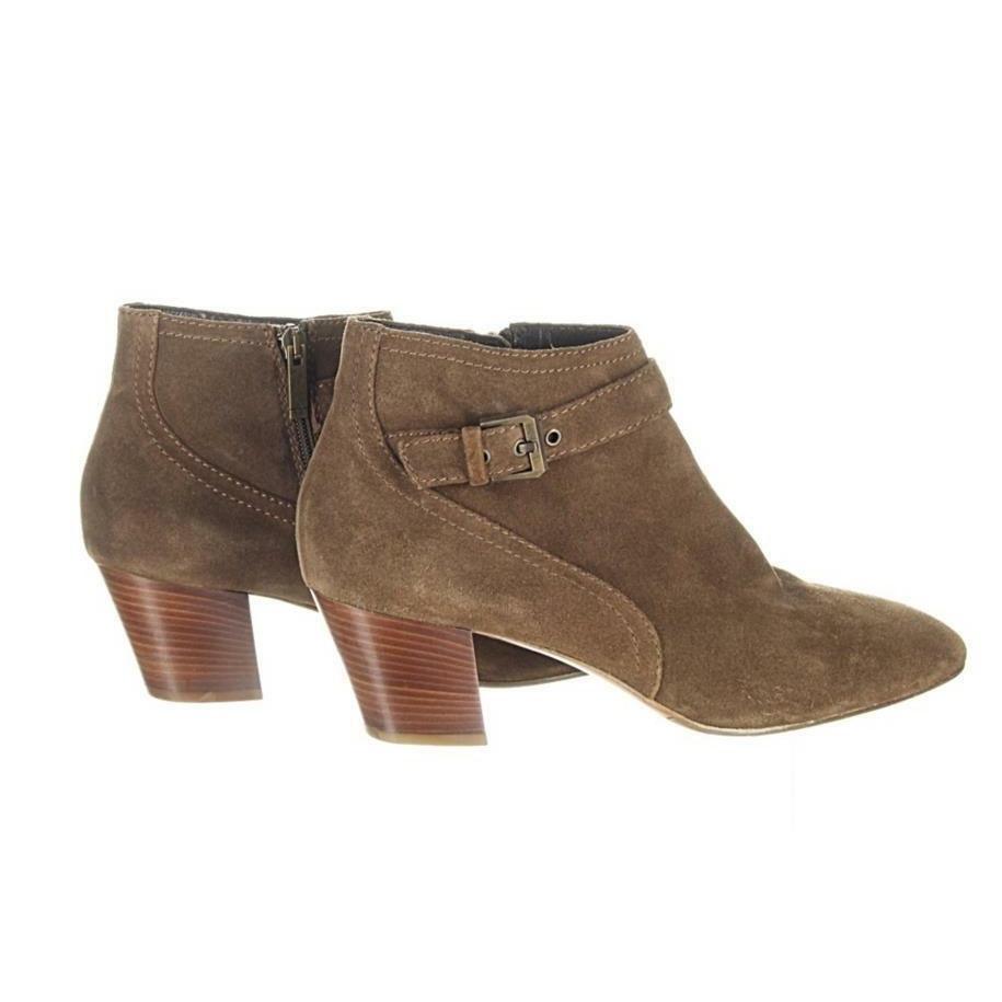 Aquatalia Femme Weatherproof Suede Ankle Boot Womens Booties Brown Size 10 - Premium Clothing, Shoes & Accessories:Women:Women's Shoes:Boots from Aquatalia - Just $143.91! Shop now at Finds For You