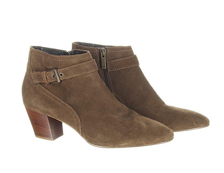 Aquatalia Femme Weatherproof Suede Ankle Boot Womens Booties Brown Size 10 - Premium Clothing, Shoes & Accessories:Women:Women's Shoes:Boots from Aquatalia - Just $143.91! Shop now at Finds For You