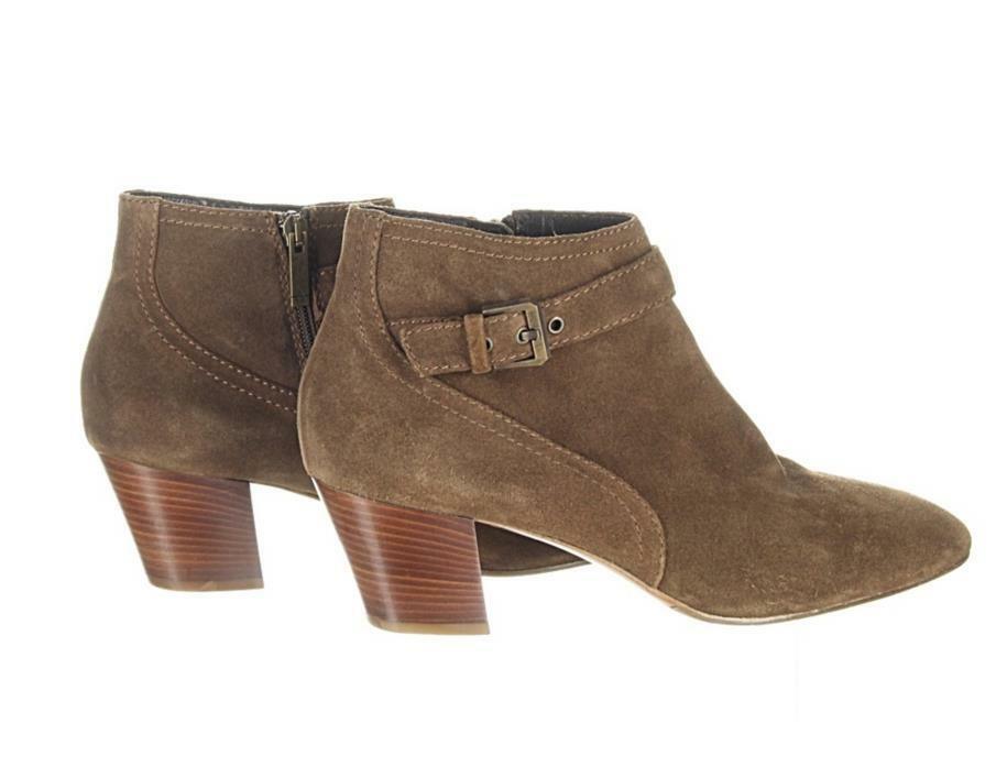 Aquatalia Femme Weatherproof Suede Ankle Boot Womens Booties Brown Size 10 - Premium Clothing, Shoes & Accessories:Women:Women's Shoes:Boots from Aquatalia - Just $143.91! Shop now at Finds For You