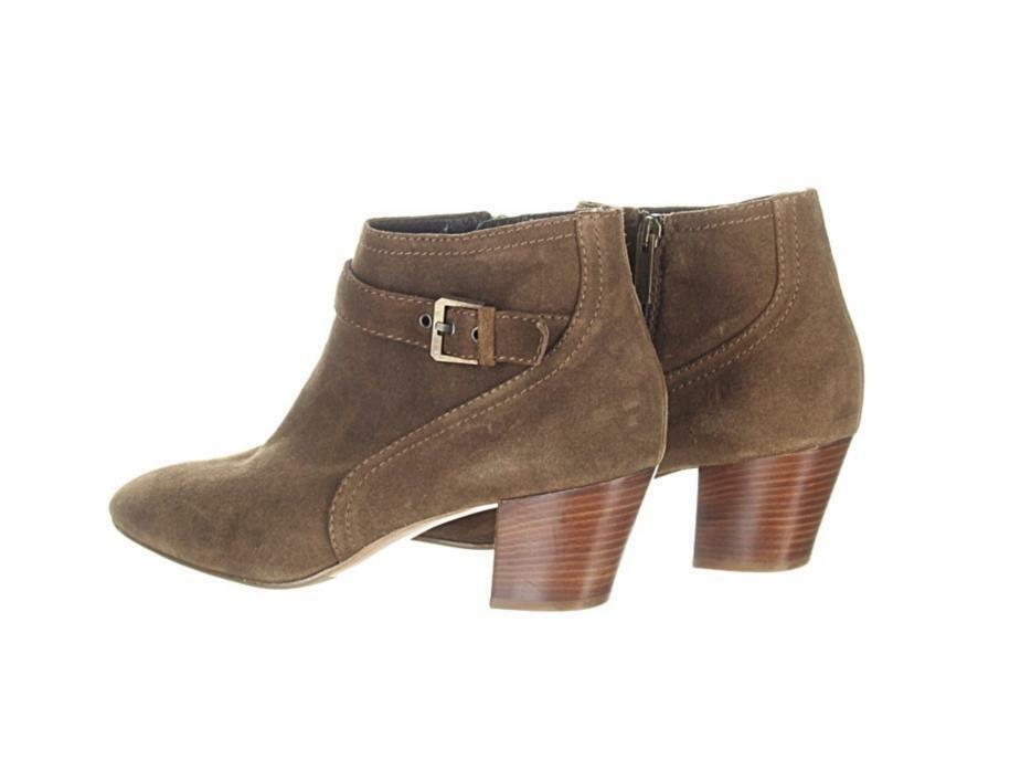 Aquatalia Femme Weatherproof Suede Ankle Boot Womens Booties Brown Size 10 - Premium Clothing, Shoes & Accessories:Women:Women's Shoes:Boots from Aquatalia - Just $143.91! Shop now at Finds For You