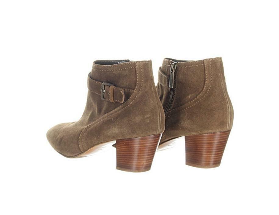 Aquatalia Femme Weatherproof Suede Ankle Boot Womens Booties Brown Size 10 - Premium Clothing, Shoes & Accessories:Women:Women's Shoes:Boots from Aquatalia - Just $143.91! Shop now at Finds For You