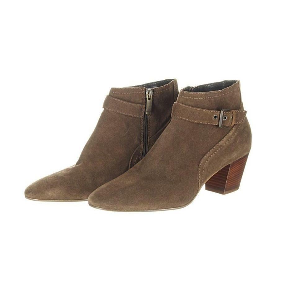 Aquatalia Femme Weatherproof Suede Ankle Boot Womens Booties Brown Size 10 - Premium Clothing, Shoes & Accessories:Women:Women's Shoes:Boots from Aquatalia - Just $143.91! Shop now at Finds For You