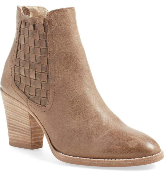 Aquatalia Frannie Leather Bootie Ankle Boots Womens Short Chelsea Boots Size 6 Tan - Premium Clothing, Shoes & Accessories:Women:Women's Shoes:Boots from Aquatalia - Just $106.04! Shop now at Finds For You