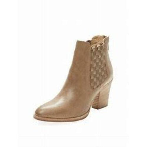 Aquatalia Frannie Leather Bootie Ankle Boots Womens Short Chelsea Boots Size 6 Tan - Premium Clothing, Shoes & Accessories:Women:Women's Shoes:Boots from Aquatalia - Just $106.04! Shop now at Finds For You