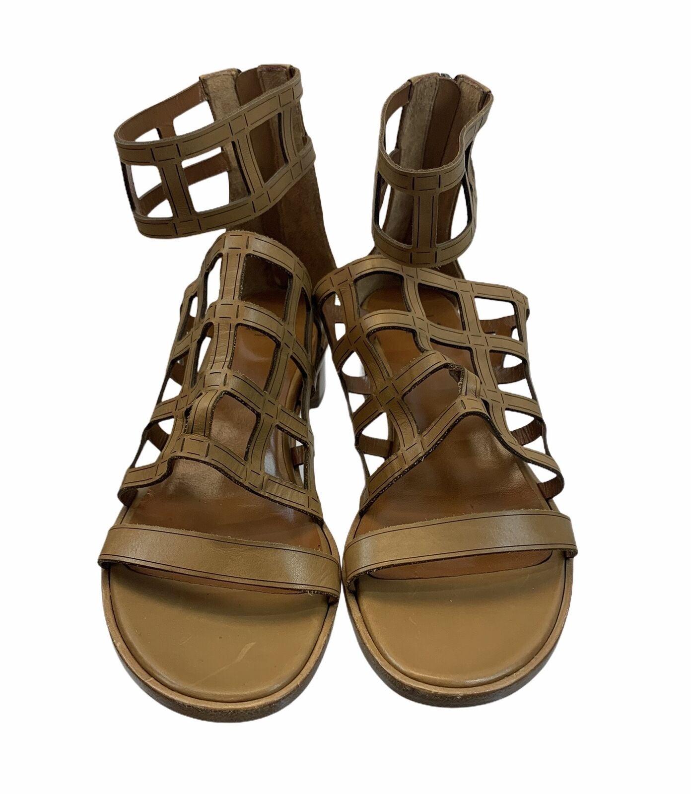 Aquatalia Gladiator Leather Rianna Caged Ankle Strap Sandals 9 Made in Italy - Premium Clothing, Shoes & Accessories:Women:Women's Shoes:Sandals from Aquatalia - Just $49.23! Shop now at Finds For You