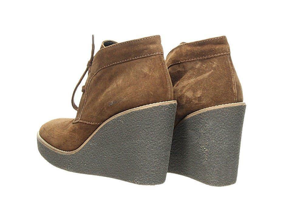 Aquatalia Valeriee Suede Lace-Up Wedge Booties Boots Fashion Boots Size 5.5 - Premium Clothing, Shoes & Accessories:Women:Women's Shoes:Boots from Aquatalia - Just $102.25! Shop now at Finds For You