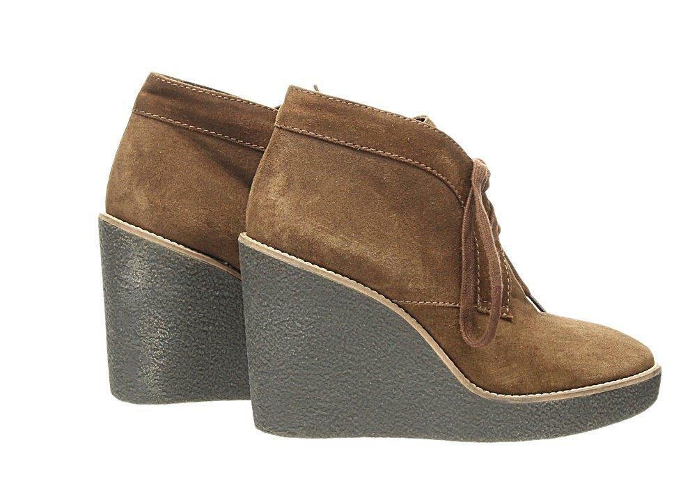 Aquatalia Valeriee Suede Lace-Up Wedge Booties Boots Fashion Boots Size 5.5 - Premium Clothing, Shoes & Accessories:Women:Women's Shoes:Boots from Aquatalia - Just $102.25! Shop now at Finds For You