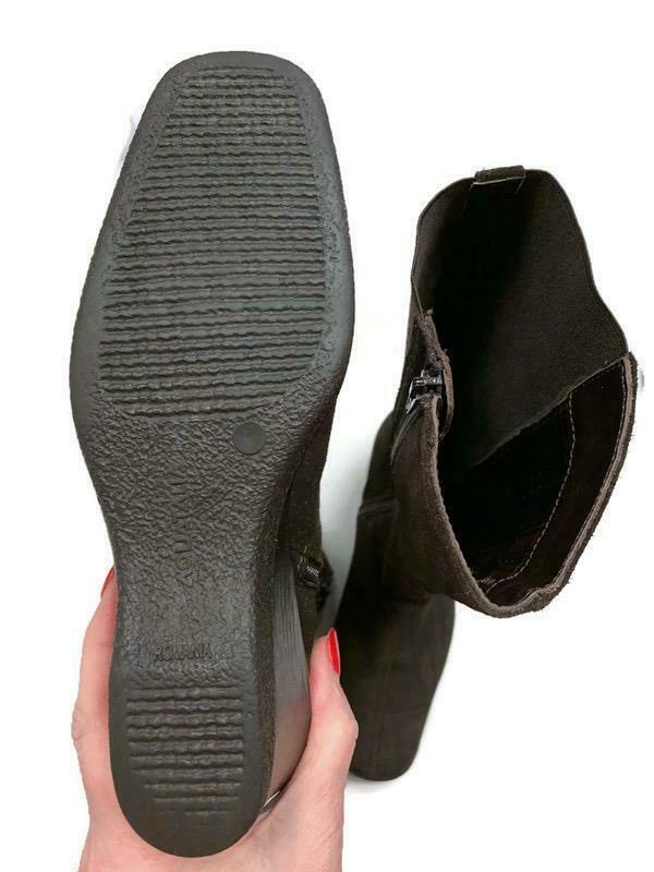 Aquatalia Wedge Suede Weatherproof Boots Side Zip Size 7 Brown - Premium Clothing, Shoes & Accessories:Women:Women's Shoes:Boots from Aquatalia - Just $45.44! Shop now at Finds For You