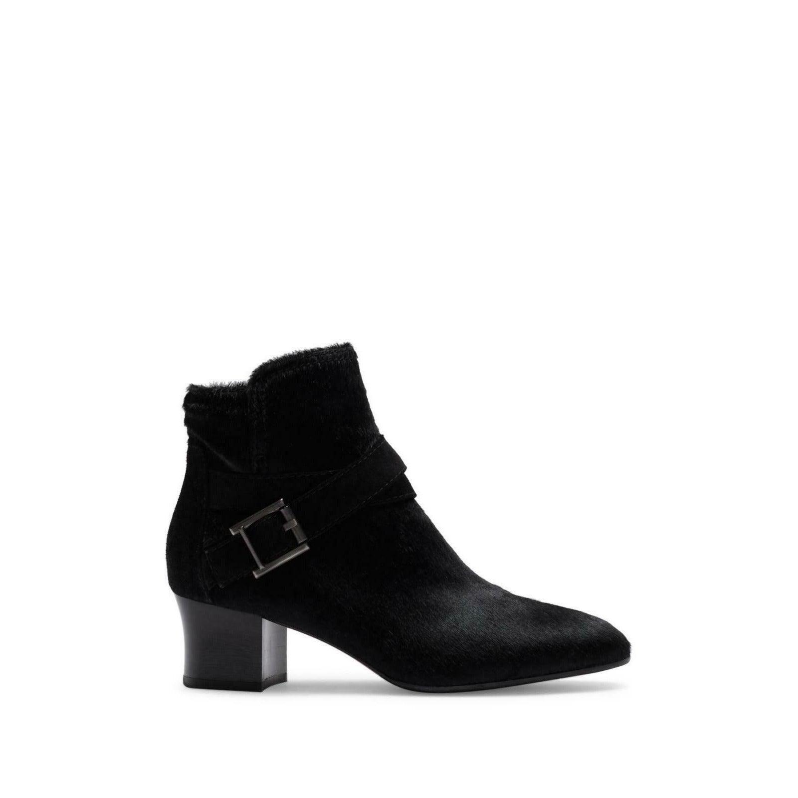 Aquatalia Women's Francique Calf Hair Zip Ankle Boots Booties Size 7.5 Black - Premium Clothing, Shoes & Accessories:Women:Women's Shoes:Boots from Aquatalia - Just $131.29! Shop now at Finds For You