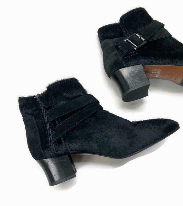 Aquatalia Women's Francique Calf Hair Zip Ankle Boots Booties Size 7.5 Black - Premium Clothing, Shoes & Accessories:Women:Women's Shoes:Boots from Aquatalia - Just $131.29! Shop now at Finds For You