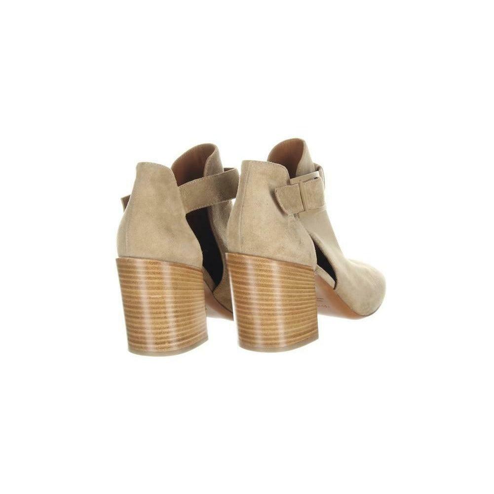 Aquatalia Women's Suede Cutout Booties Tan Ankle Boots Booties Sz. 5.5. - Premium Clothing, Shoes & Accessories:Women:Women's Shoes:Boots from Aquatalia - Just $131.29! Shop now at Finds For You