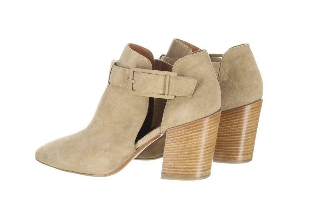 Aquatalia Women's Suede Cutout Booties Tan Ankle Boots Booties Sz. 5.5. - Premium Clothing, Shoes & Accessories:Women:Women's Shoes:Boots from Aquatalia - Just $131.29! Shop now at Finds For You