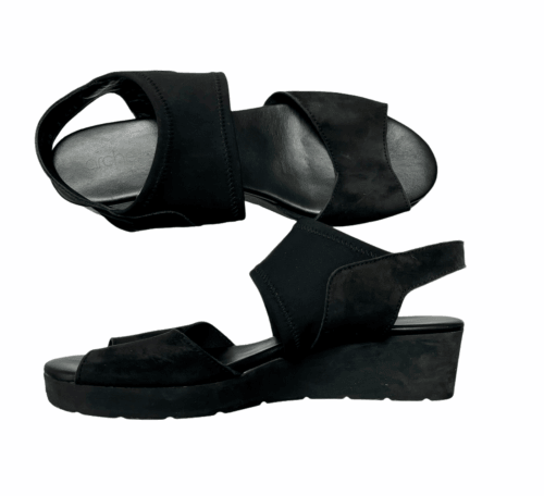 Arche Black Aurock Womens Wedge Sandals Size 40 - Premium Clothing, Shoes & Accessories:Women:Women's Shoes:Sandals from Arche - Just $94.68! Shop now at Finds For You