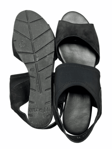 Arche Black Aurock Womens Wedge Sandals Size 40 - Premium Clothing, Shoes & Accessories:Women:Women's Shoes:Sandals from Arche - Just $94.68! Shop now at Finds For You