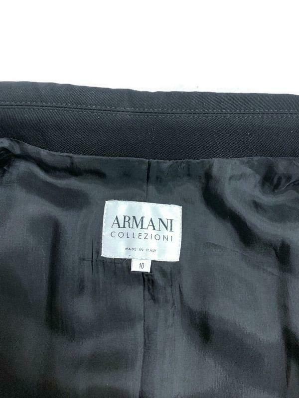 Armani Collezioni Wool Wrap Wool Blazer Size 46 EU 10 US Black Wear to Work - Premium Clothing, Shoes & Accessories:Women:Women's Clothing:Suits & Suit Separates from Armani - Just $51.50! Shop now at Finds For You